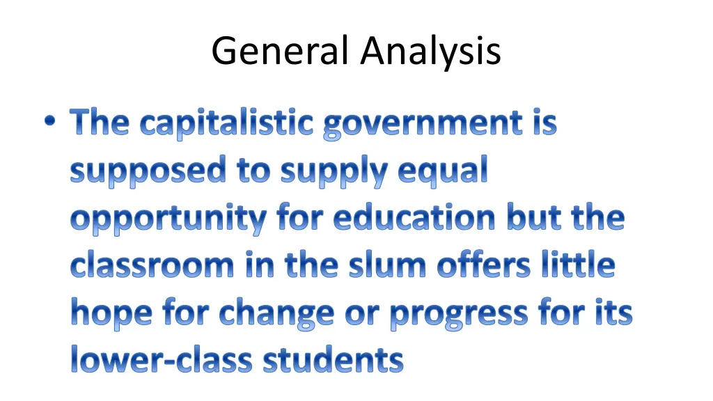 general analysis 2