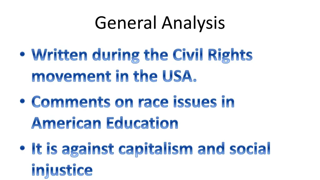 general analysis 3