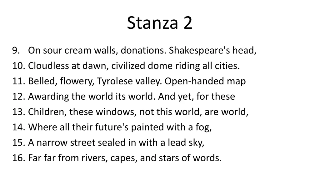 stanza 2