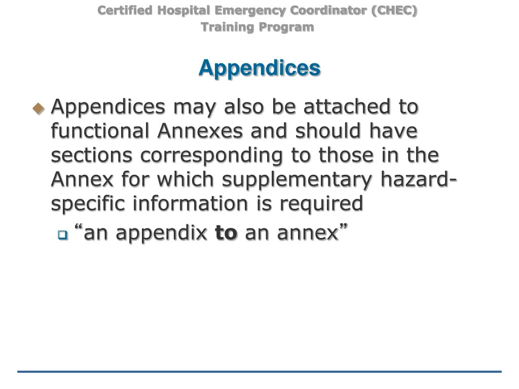 certified hospital emergency coordinator chec 8