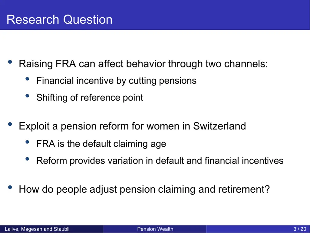 research question