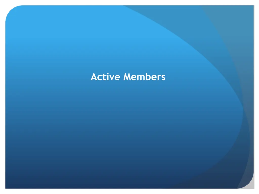 active members
