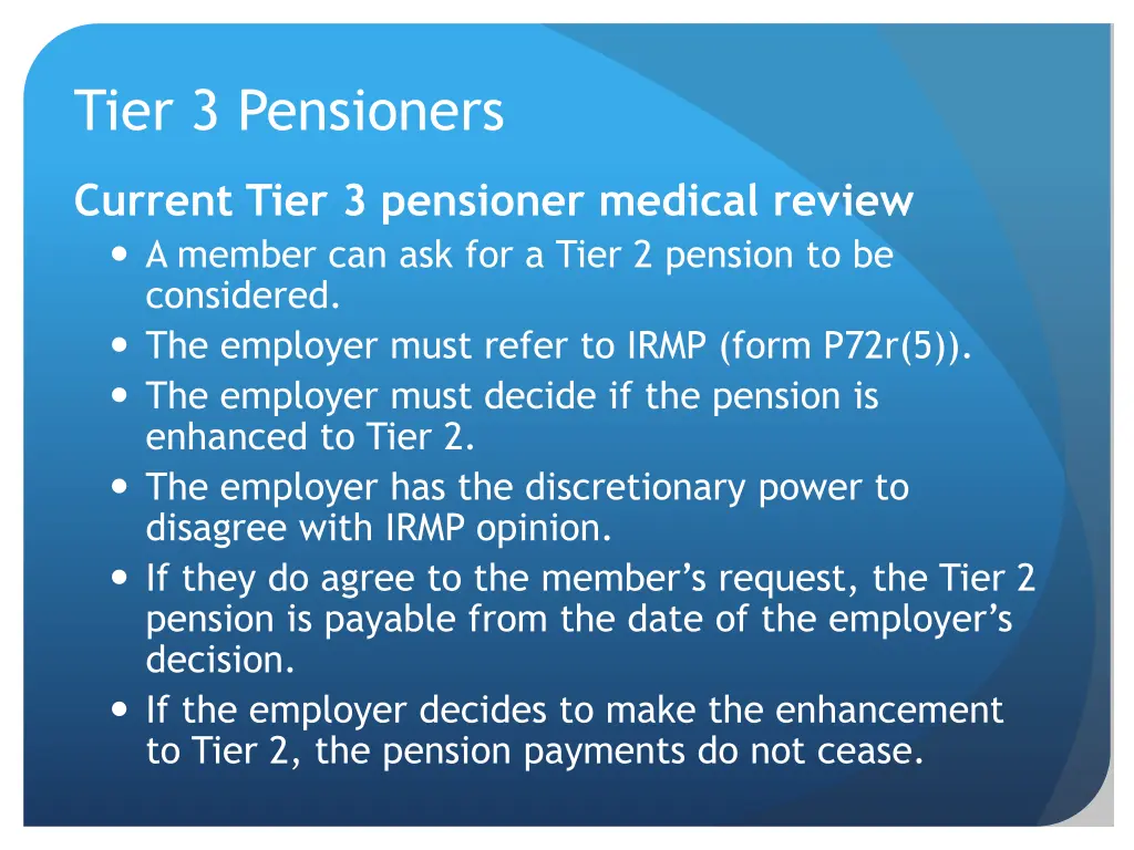 tier 3 pensioners 2