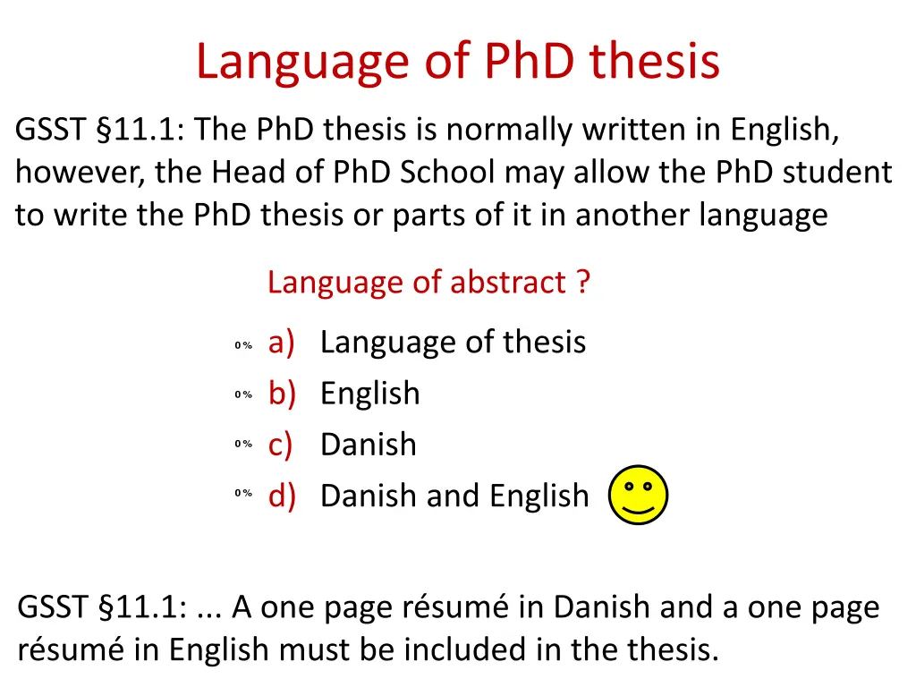 language of phd thesis