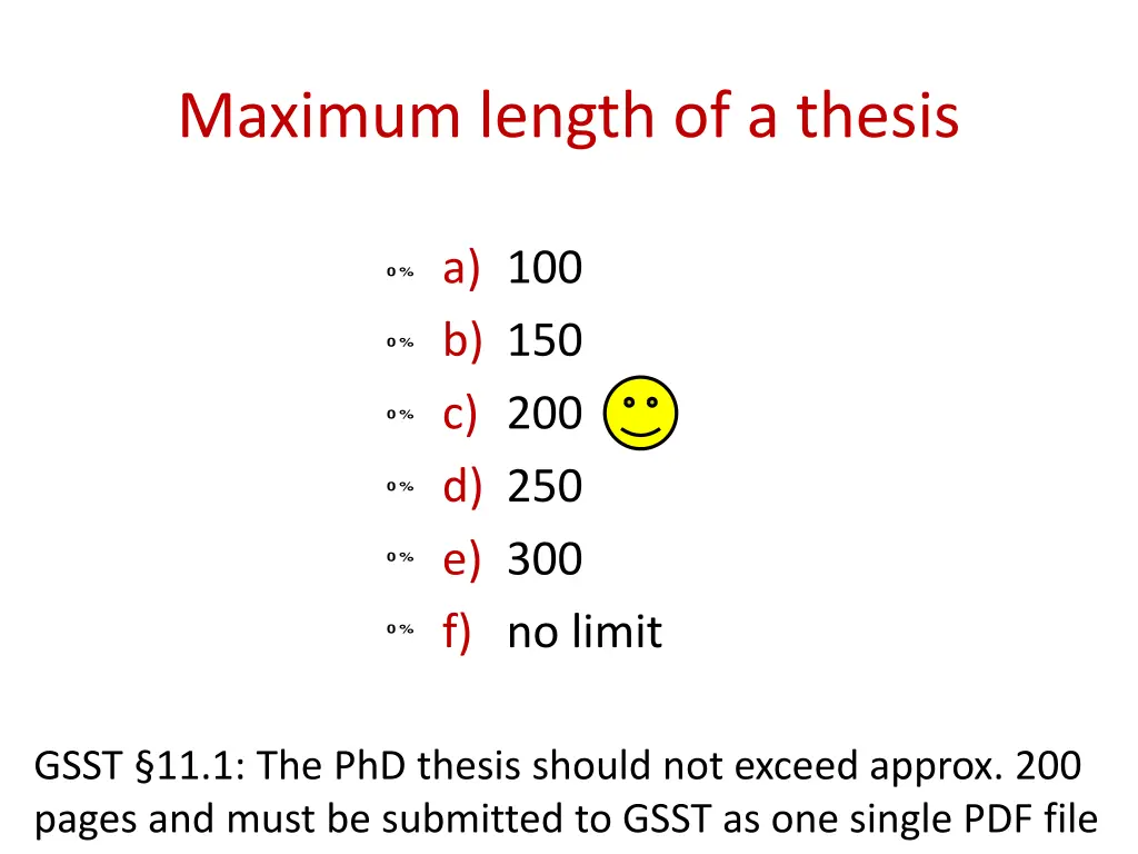 maximum length of a thesis