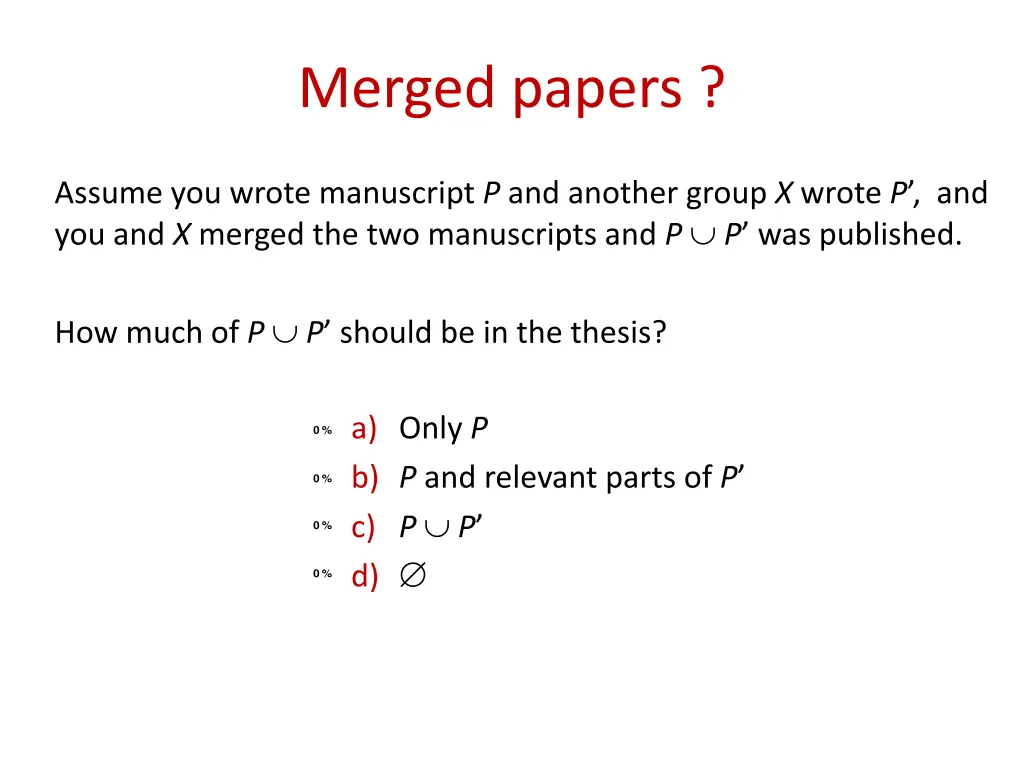 merged papers