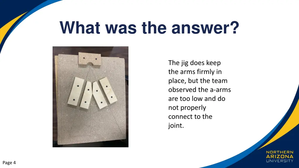 what was the answer