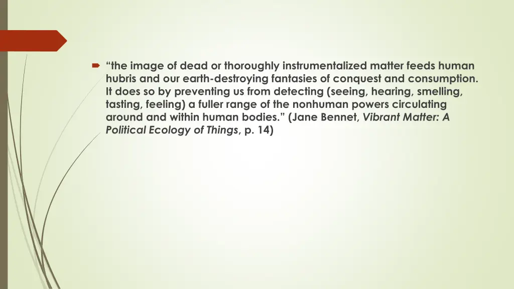 the image of dead or thoroughly instrumentalized