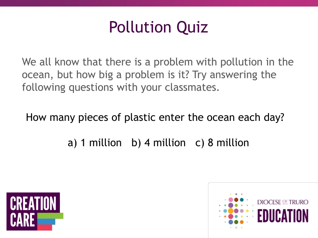 pollution quiz