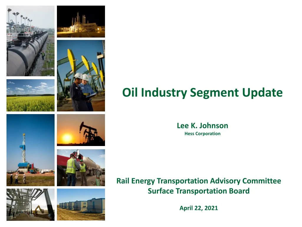 oil industry segment update