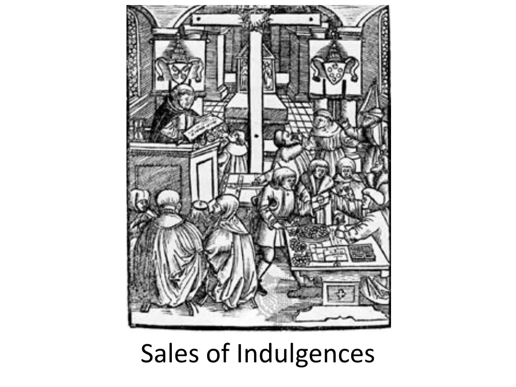 sales of indulgences