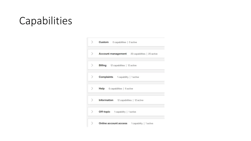 capabilities