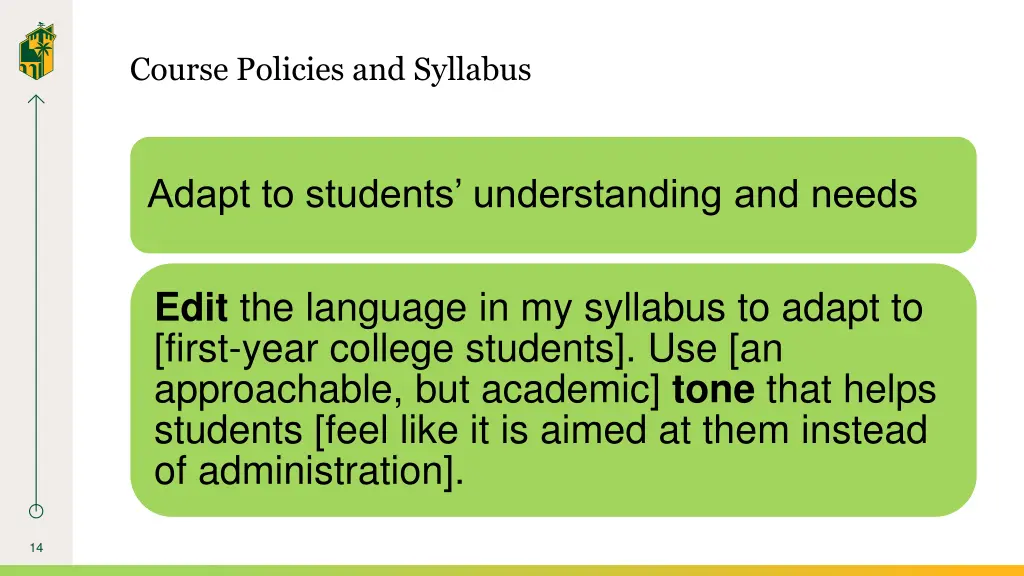 course policies and syllabus 1