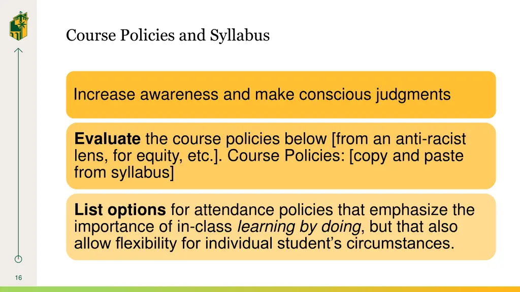 course policies and syllabus 3