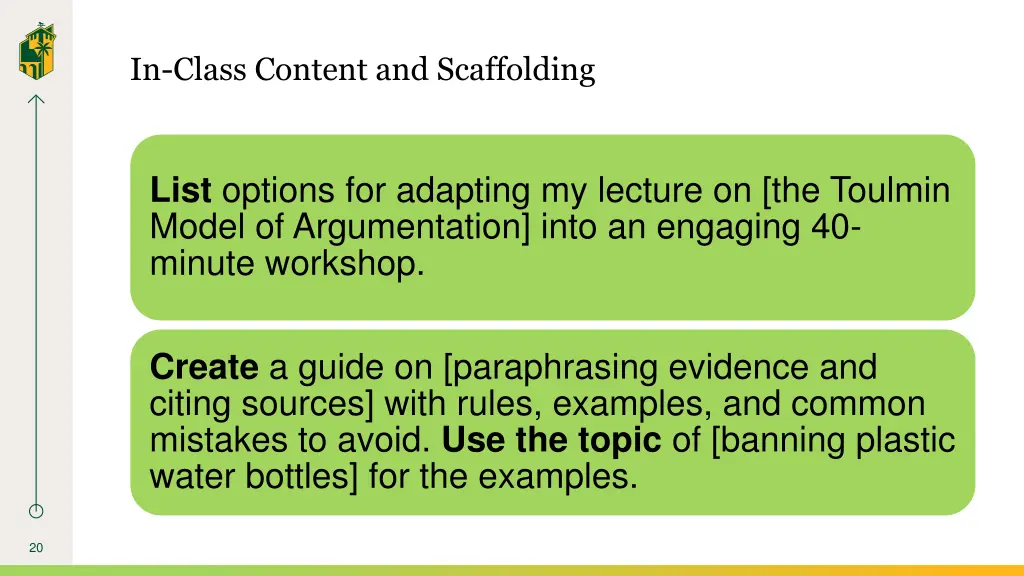 in class content and scaffolding 2