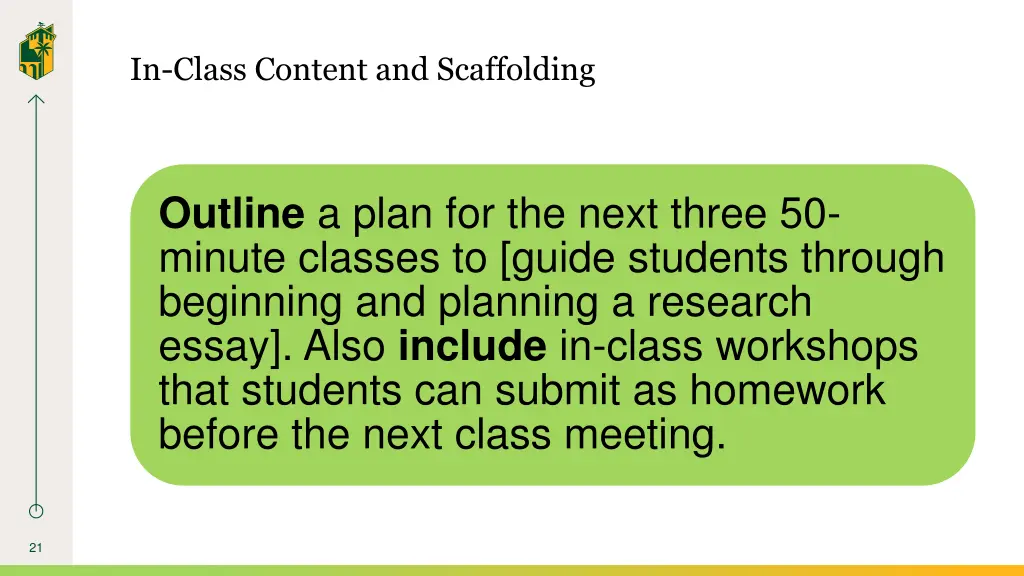 in class content and scaffolding 3