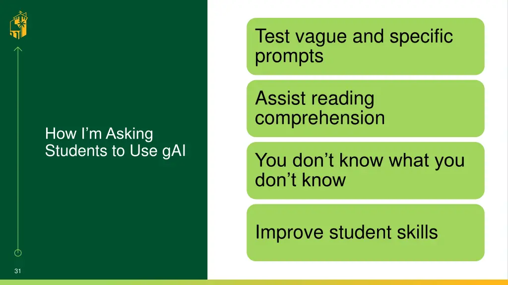 test vague and specific prompts