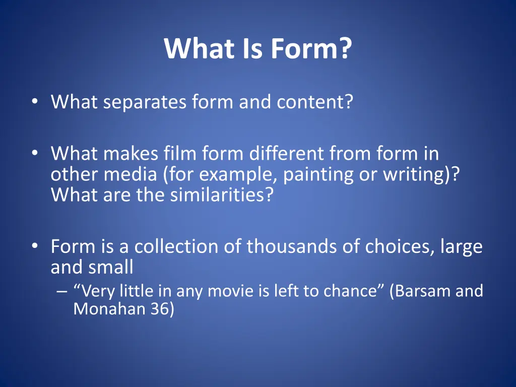 what is form