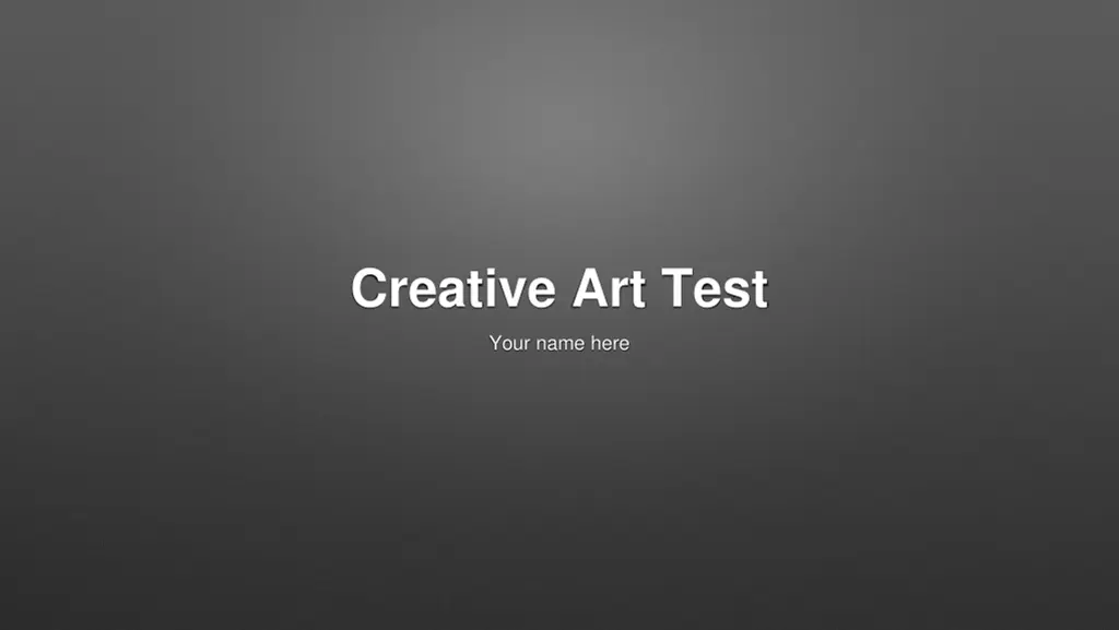creative art test