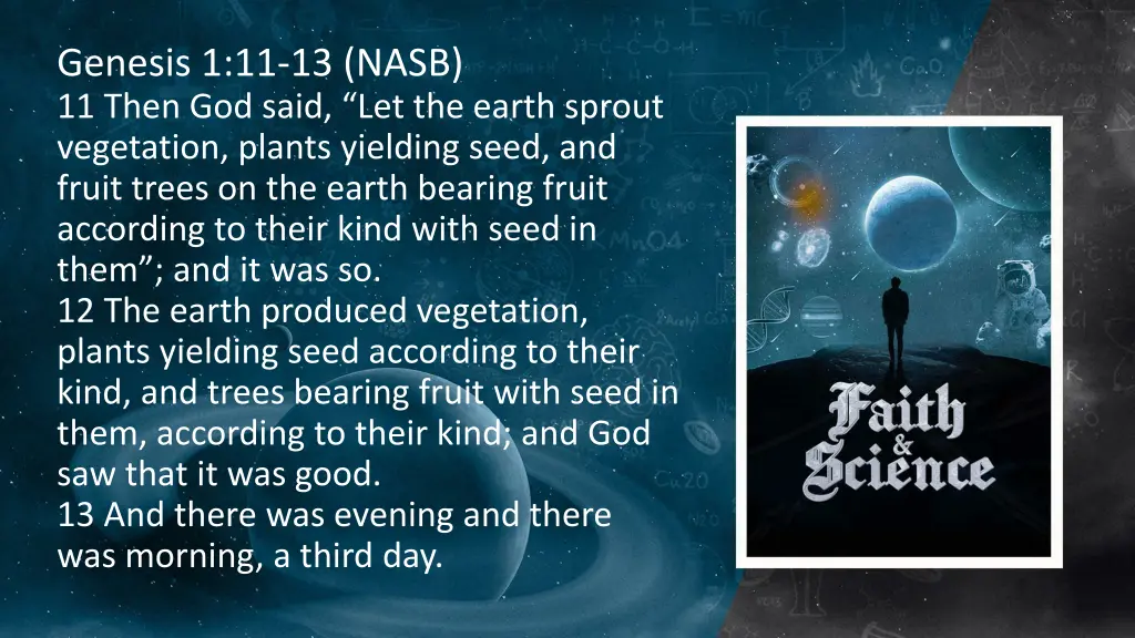 genesis 1 11 13 nasb 11 then god said