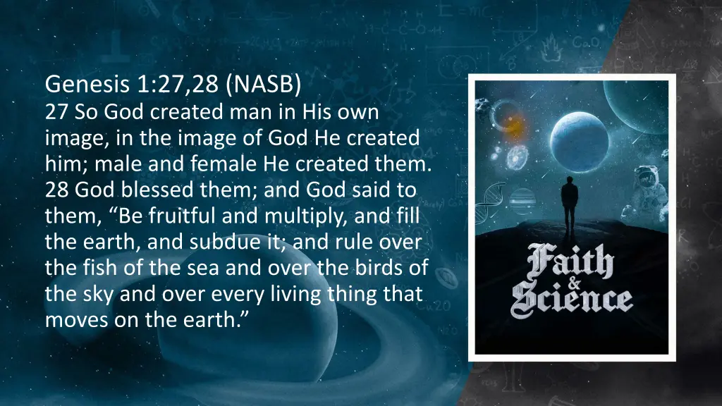 genesis 1 27 28 nasb 27 so god created