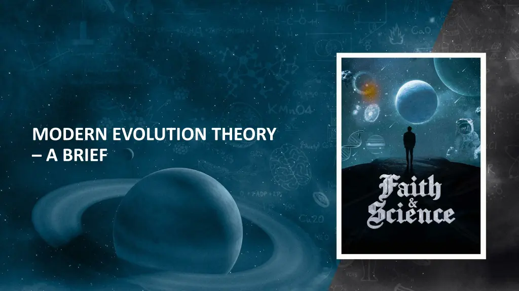 modern evolution theory a brief