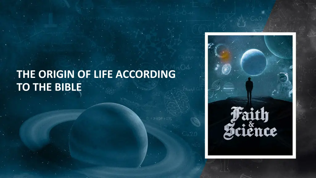 the origin of life according to the bible