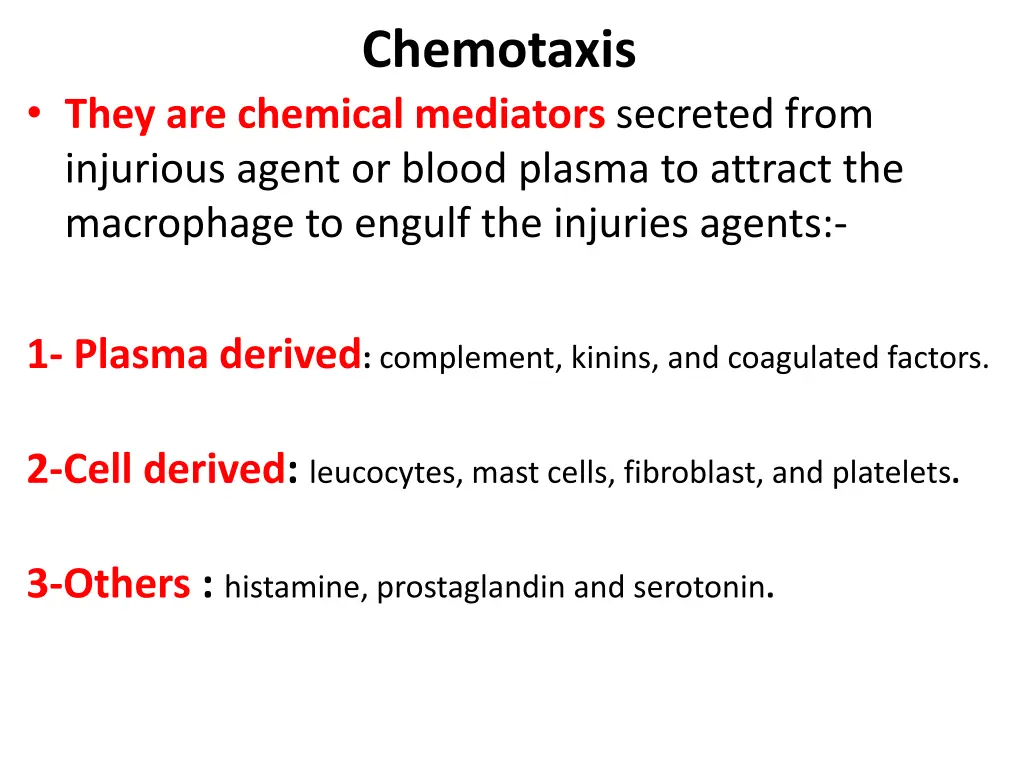 chemotaxis
