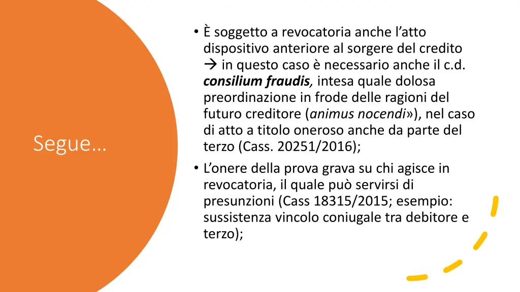 soggetto a revocatoria anche l atto dispositivo