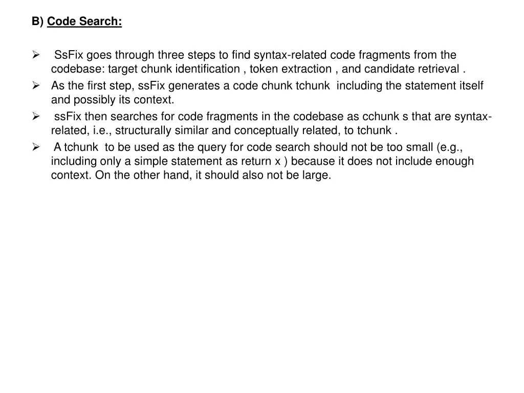 b code search