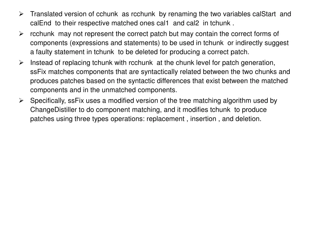 translated version of cchunk as rcchunk
