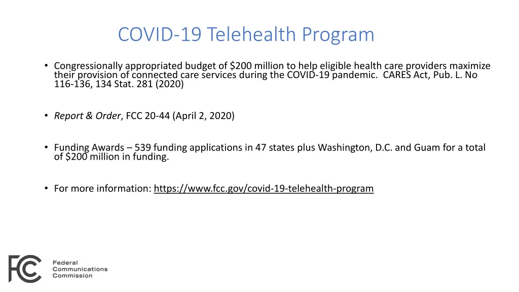 covid 19 telehealth program 1