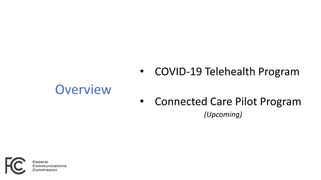 covid 19 telehealth program