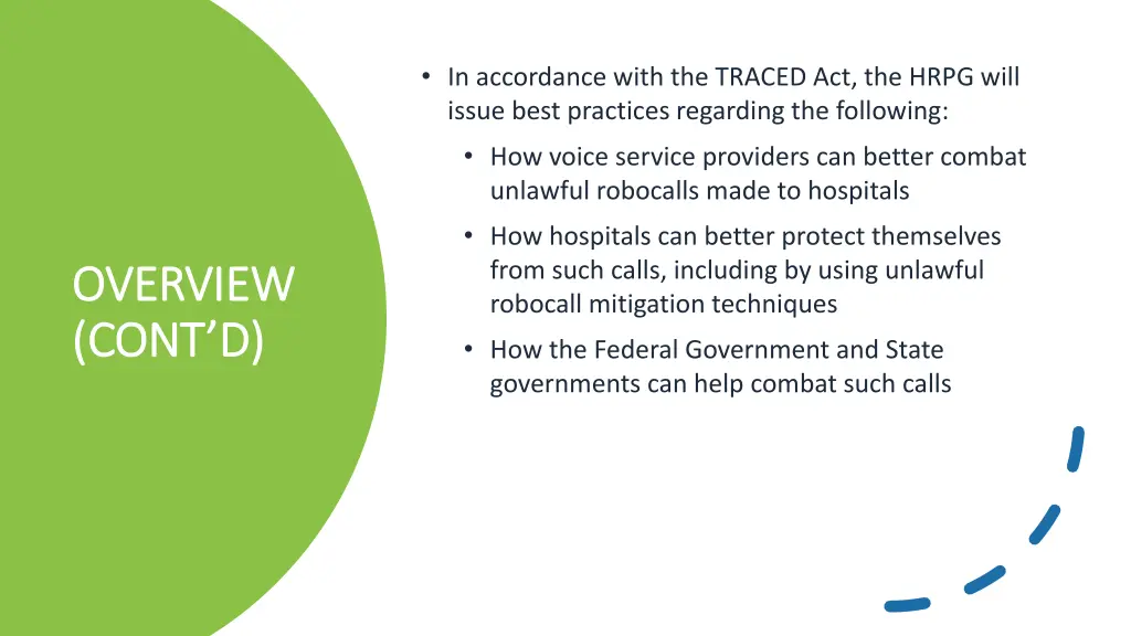 in accordance with the traced act the hrpg will