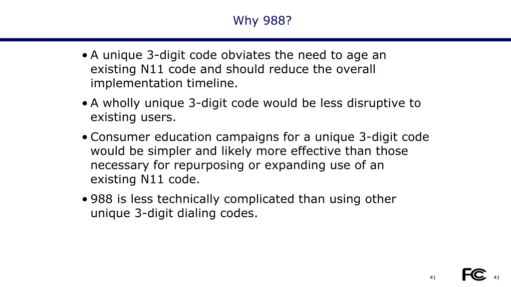 why 988