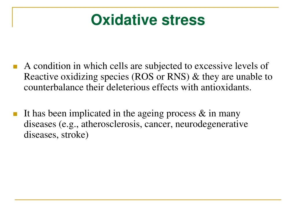oxidative stress 1