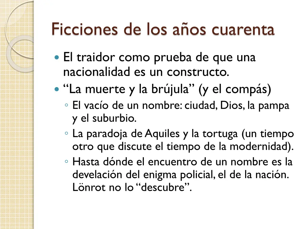 ficciones de los a os cuarenta