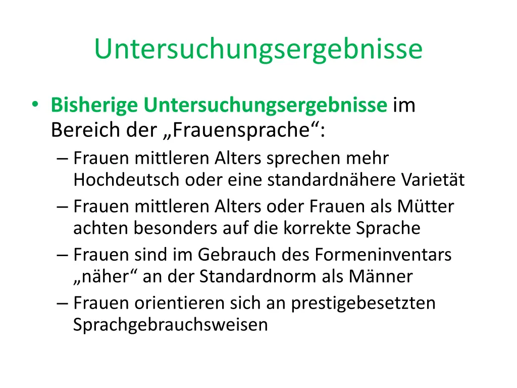 untersuchungsergebnisse