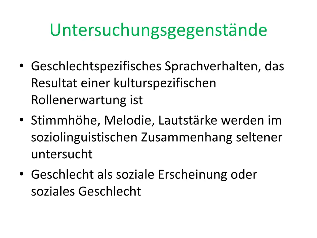 untersuchungsgegenst nde