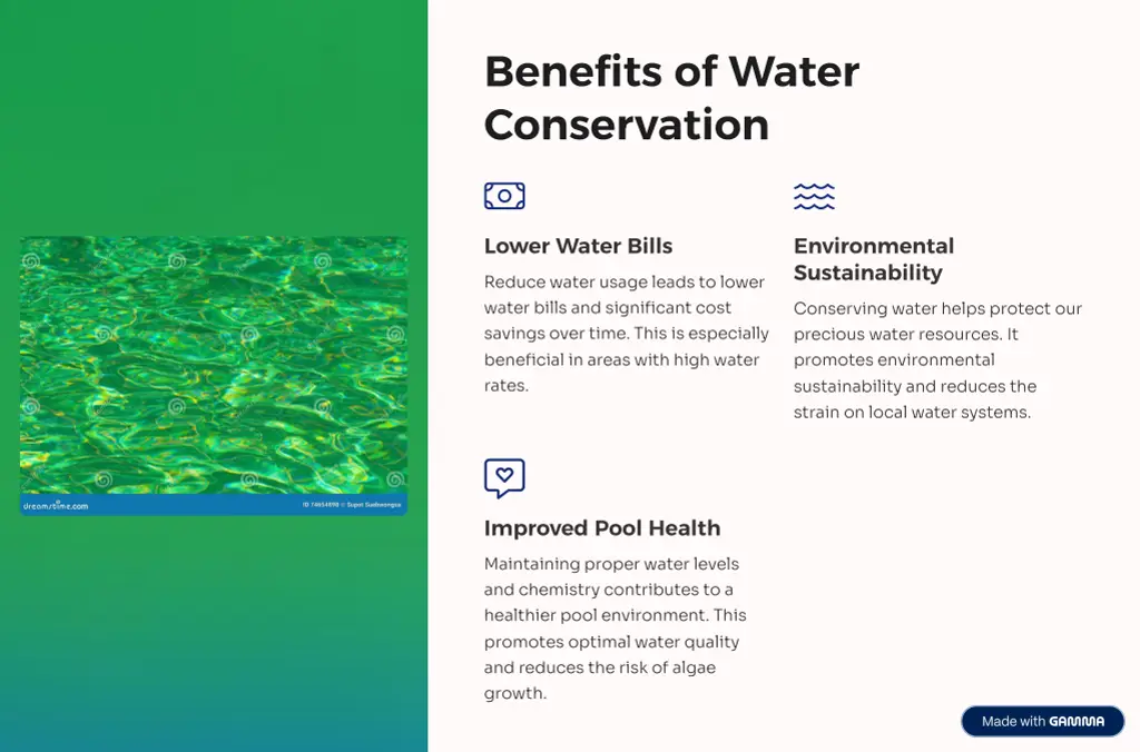 benefits of water conservation