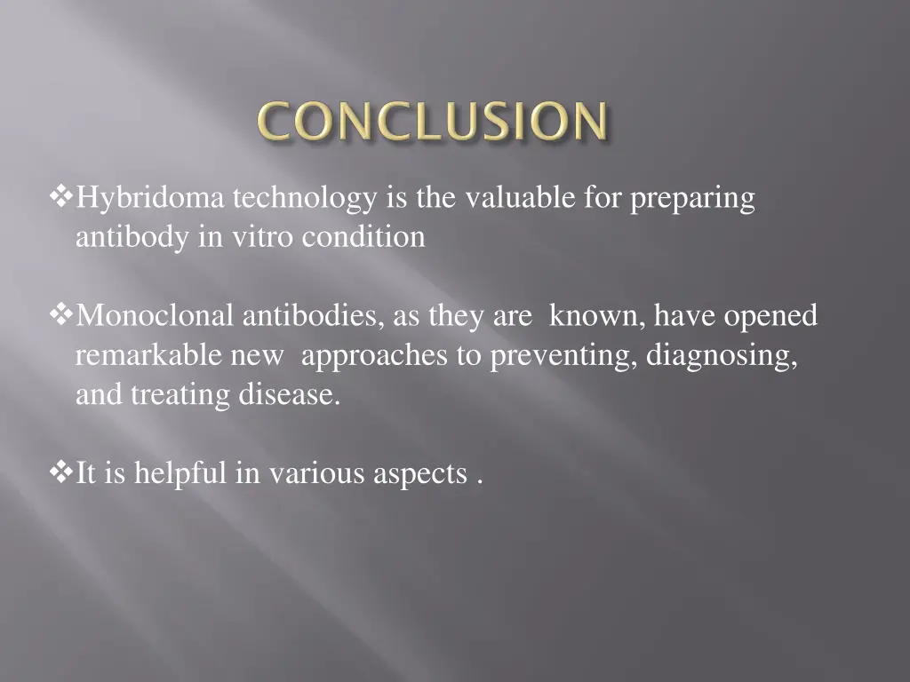 hybridoma technology is the valuable