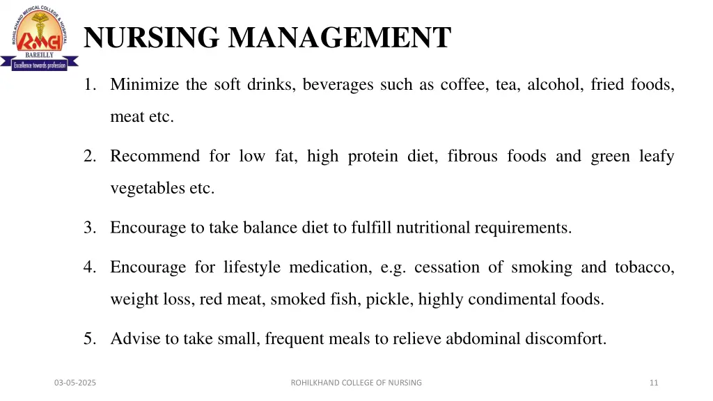 nursing management
