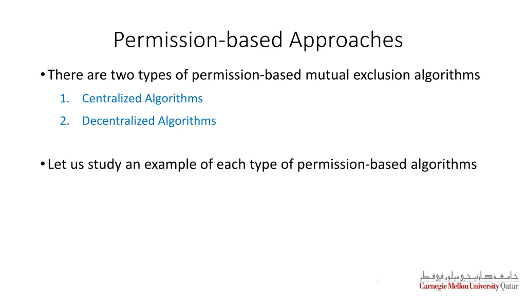 permission based approaches