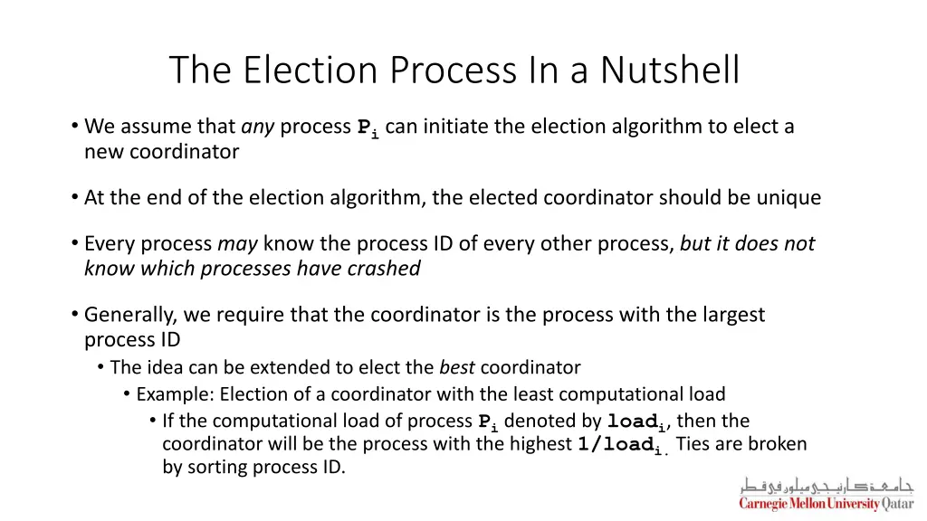 the election process in a nutshell