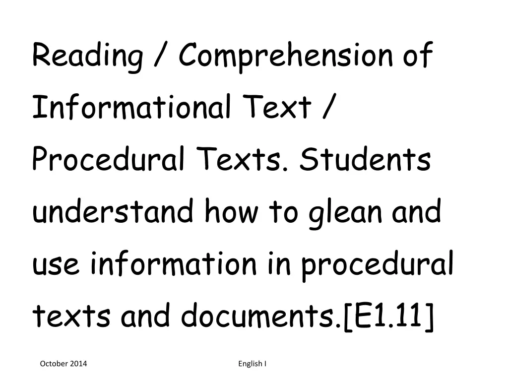 reading comprehension of informational text 3