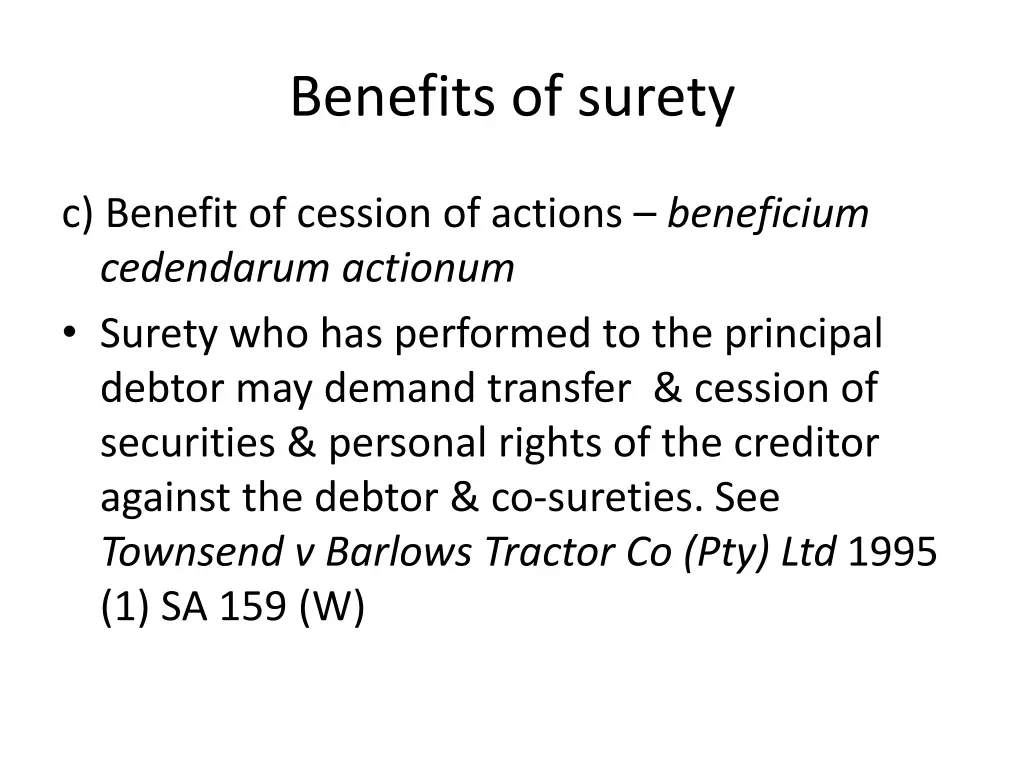 benefits of surety 2