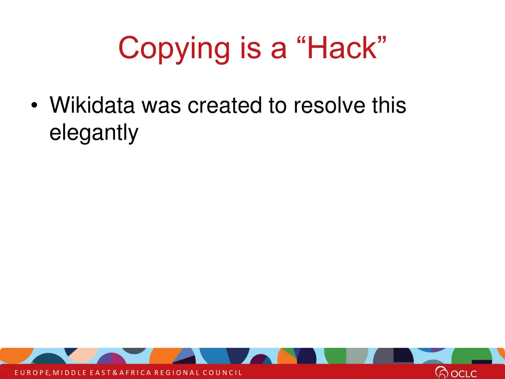 copying is a hack