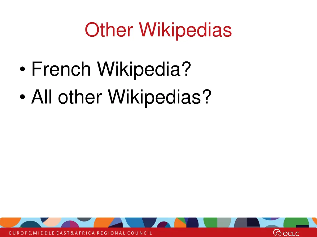 other wikipedias