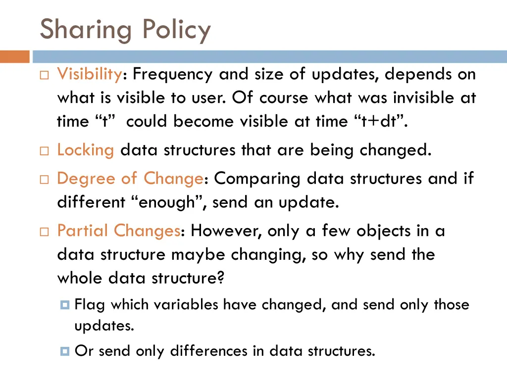 sharing policy