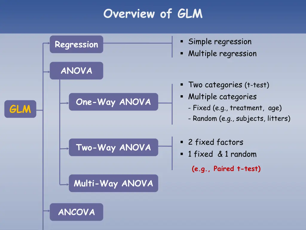 overview of glm